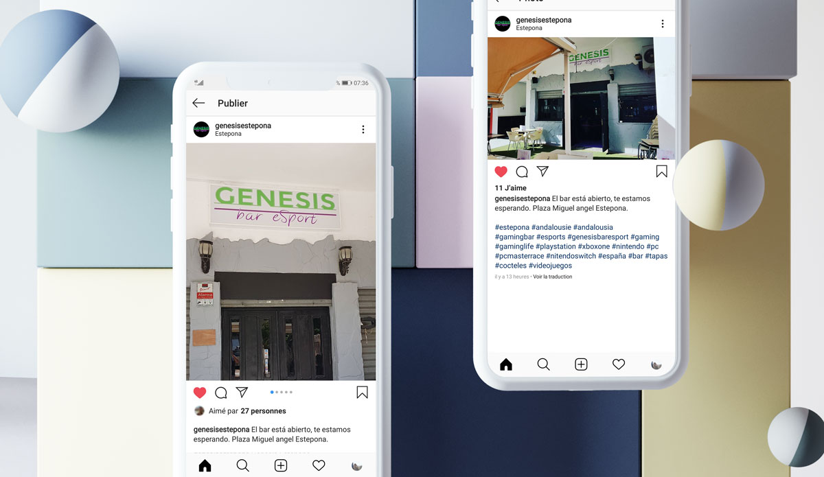 Instagram bar eSopt